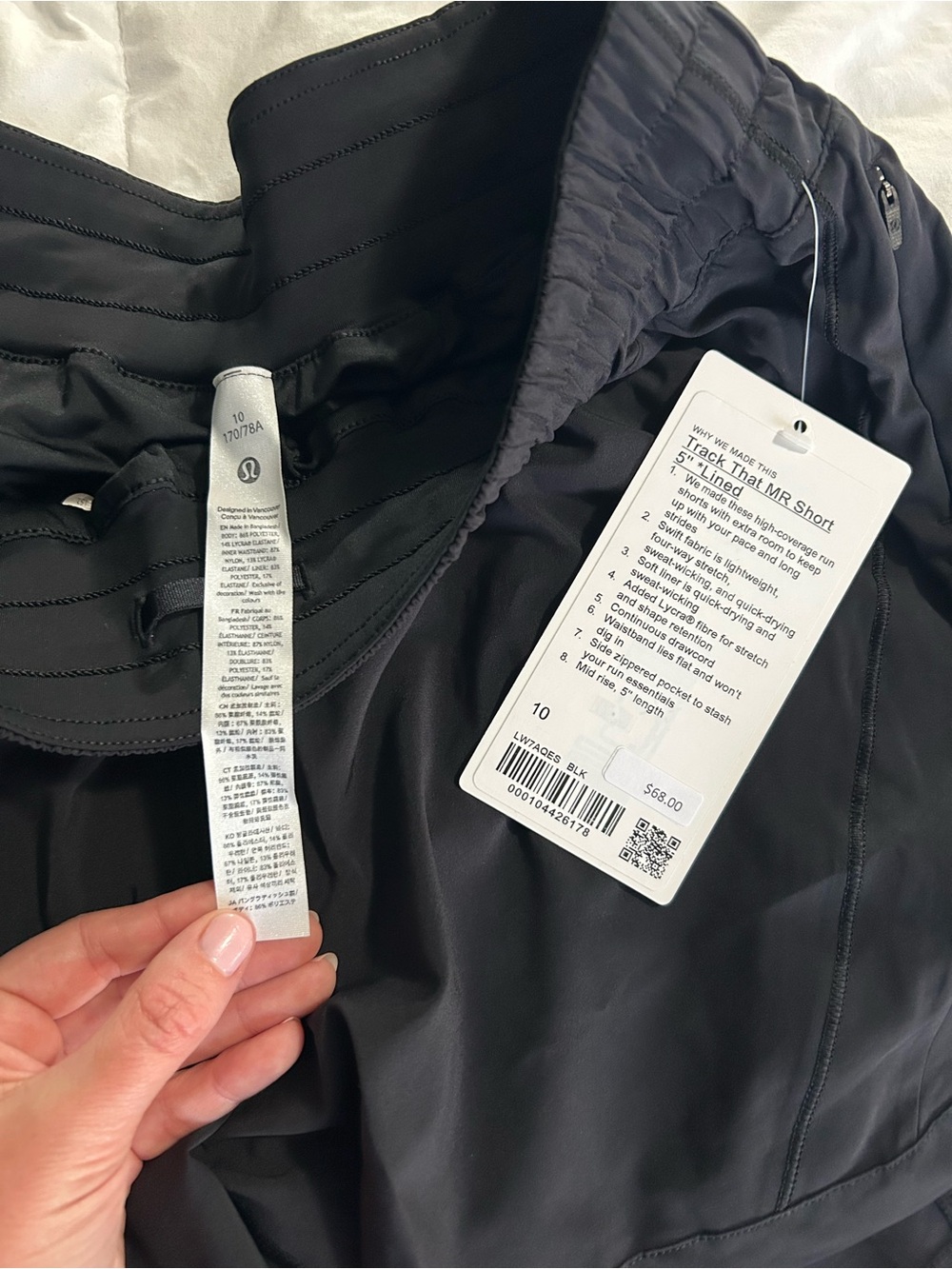 Lululemon Track That Mid-Rise Lined Short 5" Size 10 - Picture 4 of 10